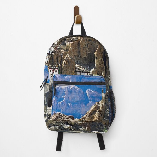 Item preview, Picturesque Tibetan Mountain Buddhist Monastery, Himalayan Landscape designed and sold by worldways.