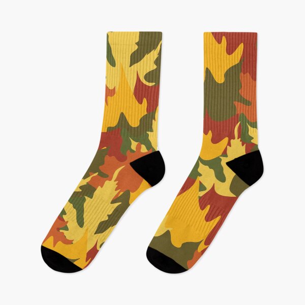 Item preview, Autumn Leaves Camouflage Style Design designed and sold by RhubarbMyrtle.