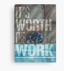 Worth The Work - Lettered Canvas Print