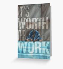Worth The Work - Lettered Greeting Card