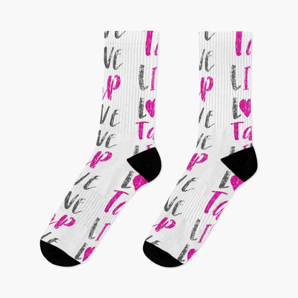 Item preview, Live Love Tap with pink heart. tap dancing design. The best fun gift for any dancer! tap dance art, #tapdanceart, tap fam designed and sold by TAP-DANCE-ART.