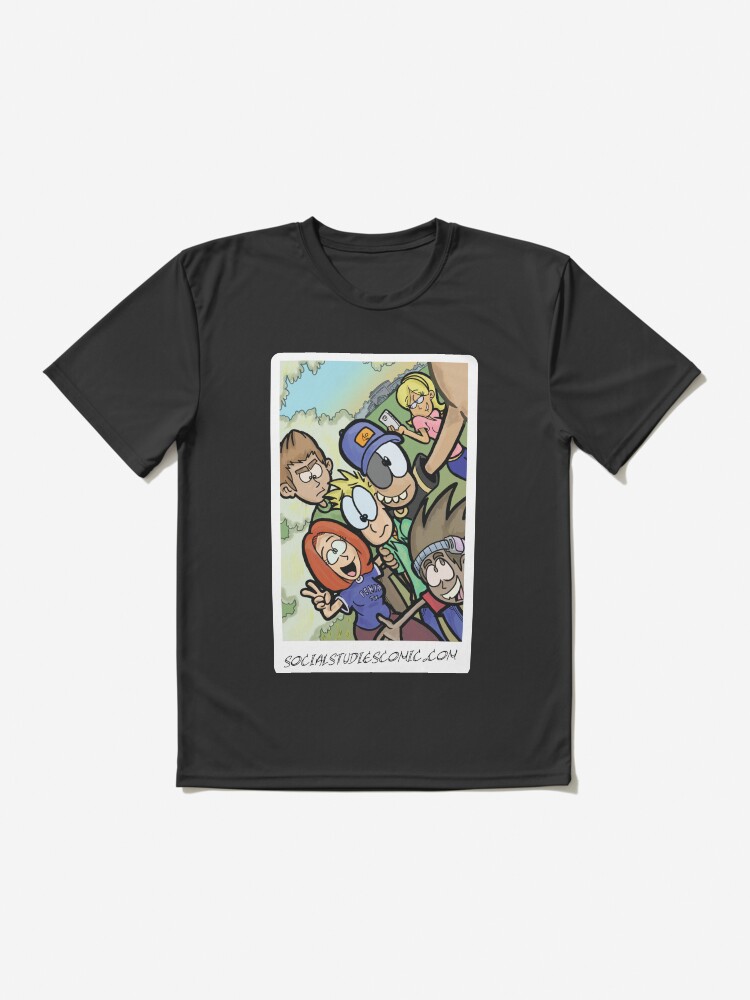 Alternate view of Social Studies Indie Comic Book Art - Issue 1 Active T-Shirt