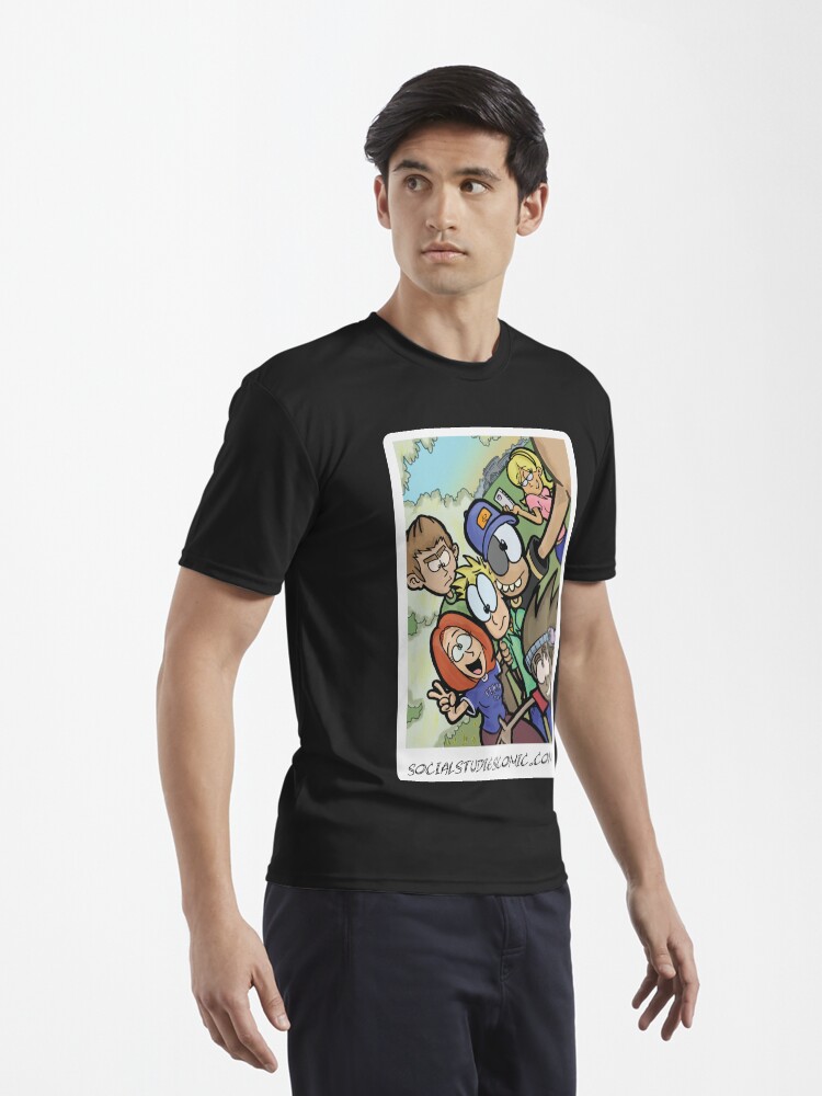 Alternate view of Social Studies Indie Comic Book Art - Issue 1 Active T-Shirt