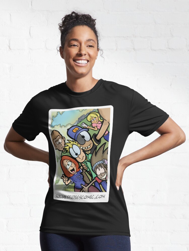 Alternate view of Social Studies Indie Comic Book Art - Issue 1 Active T-Shirt