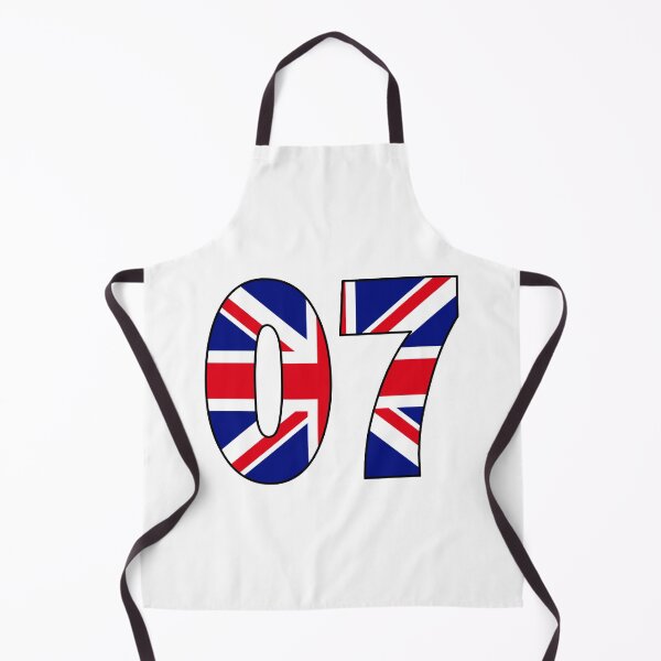 Item preview, Number 07 with UK flag on the background designed and sold by AllShirts21.