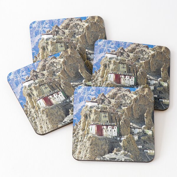 Item preview, Picturesque Mountain Tibetan Buddhist Monastery, Himalayan Landscape designed and sold by worldways.