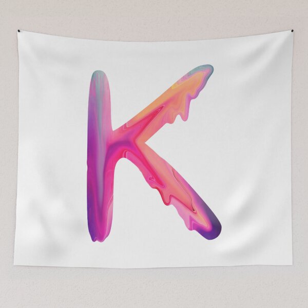 Item preview, Pastel painted letter K designed and sold by Artsy Corner.