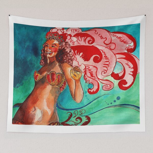 Item preview, bailarina de carnaval designed and sold by alexanderrosede.