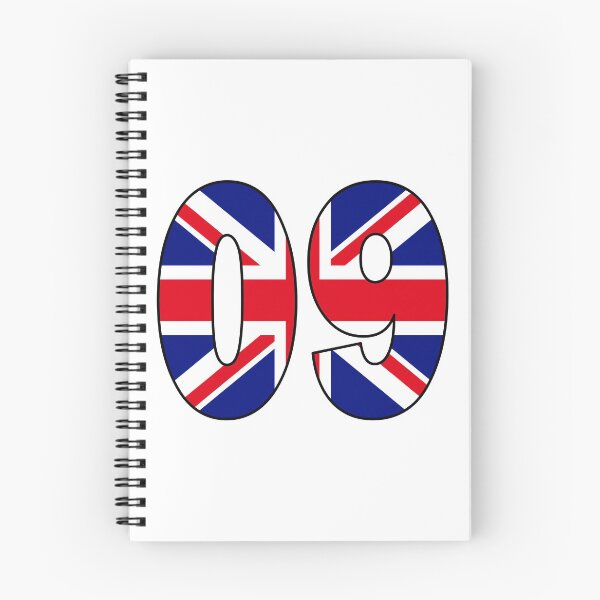 Item preview, Number 09 with UK flag on the background designed and sold by AllShirts21.