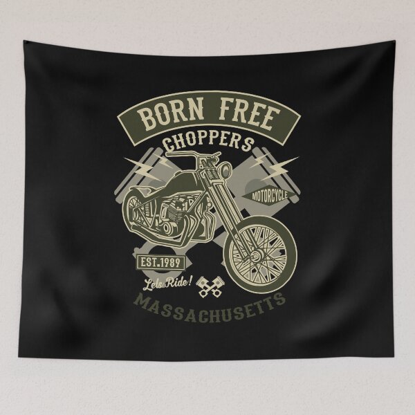 Item preview, Born Free - Awesome chopper bike owner Gift designed and sold by Teenation9.