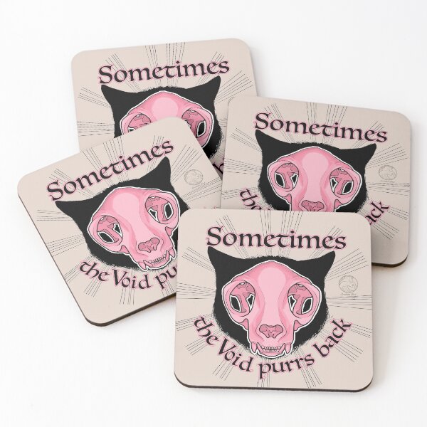 Item preview, Sometimes the void purrs back designed and sold by Jonesylium (Former DrunkenPilot).