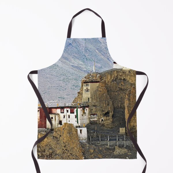 Item preview, Tibetan Buddhist Monastery, Himalayan Mountains Landscape designed and sold by worldways.
