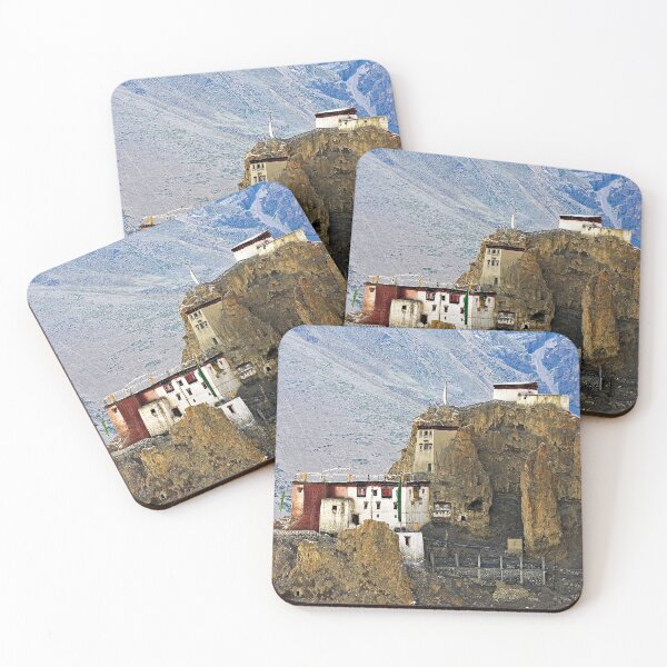 Item preview, Tibetan Buddhist Monastery, Himalayan Mountains Landscape designed and sold by worldways.