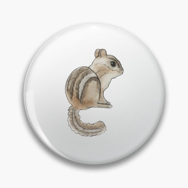 Item preview, Cute Chipmunk Illustration in Watercolor designed and sold by Regan Ralston.