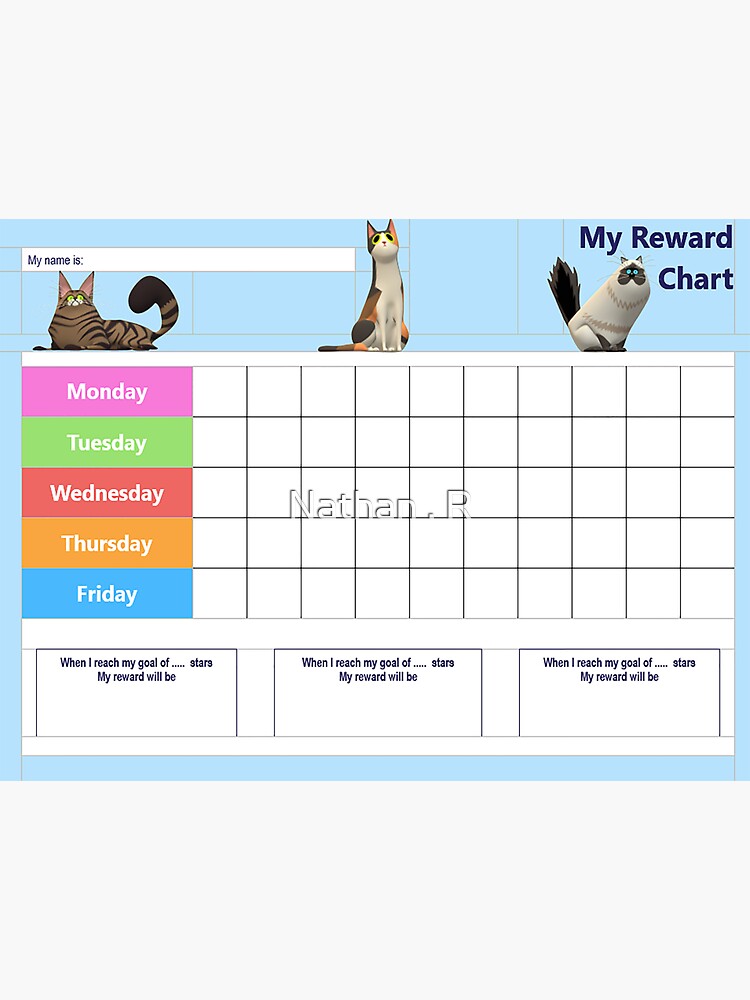 my-reward-cats-chart-sticker-for-sale-by-shopitee-redbubble