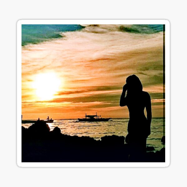 Malapascua Sunset Vibes Sticker