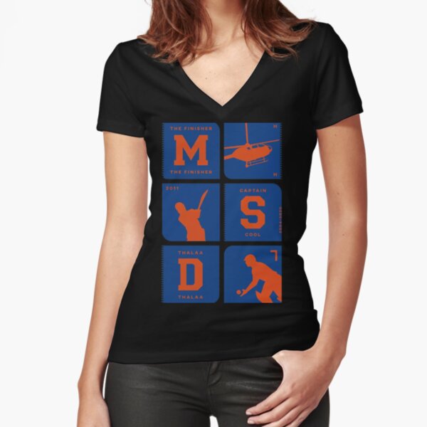 MSD 07 Special Navy Blue Back Printed Jersey T Shirt for Men and Women - Navy Blue / M