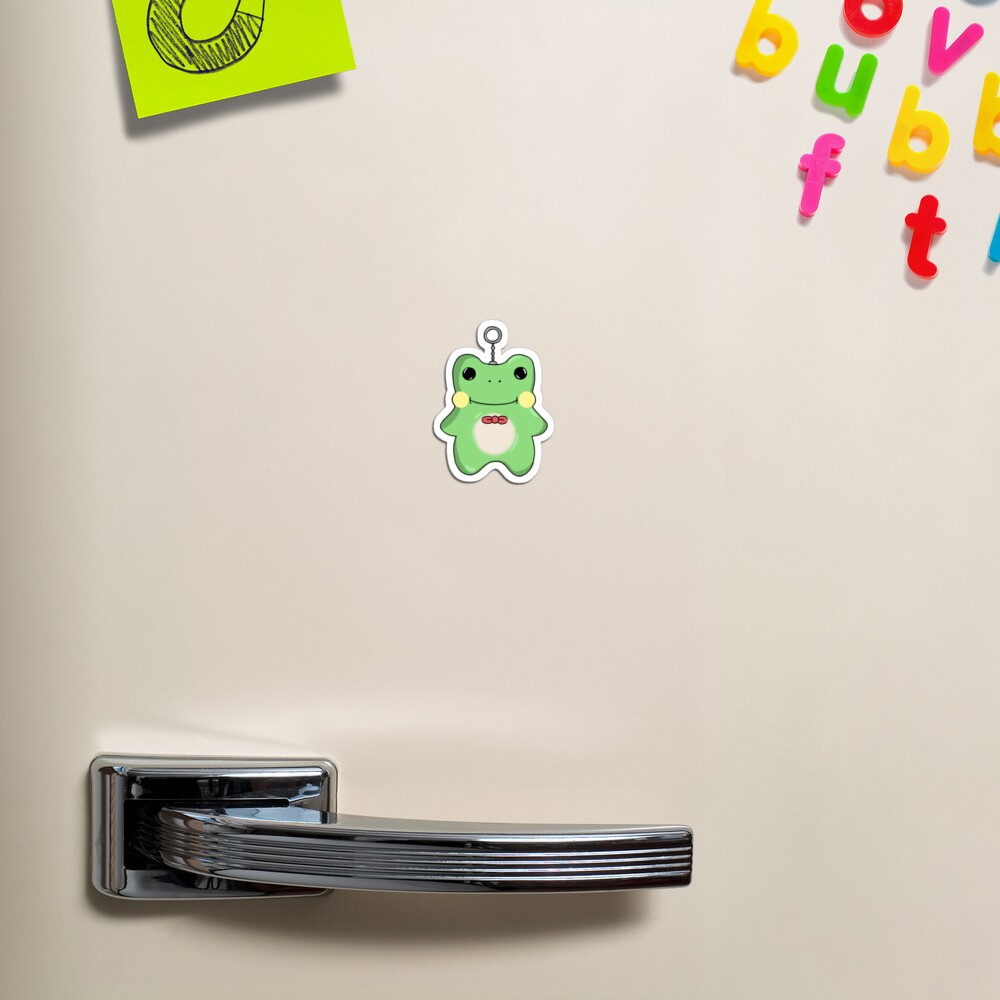 Yoonbum's Frog Keychain Sticker for Sale by Iris Moon