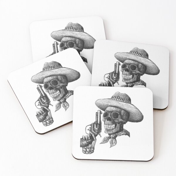 Item preview, Cool outlaw skull pencil drawing designed and sold by Vitaliy Gonikman.
