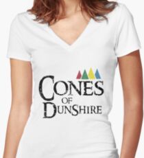 Cones Of Dunshire Women's Fitted V-Neck T-Shirt