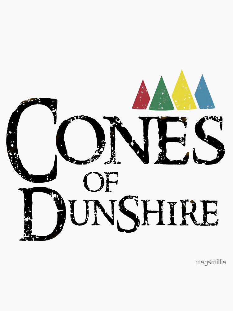 "Cones Of Dunshire" Sticker for Sale by megsmillie Redbubble
