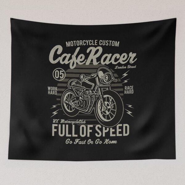 Item preview, café racer full of speed - Awesome café racer bike owner Gift designed and sold by Teenation9.