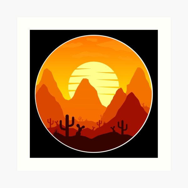 Copie de Minimal Horizon Art Print