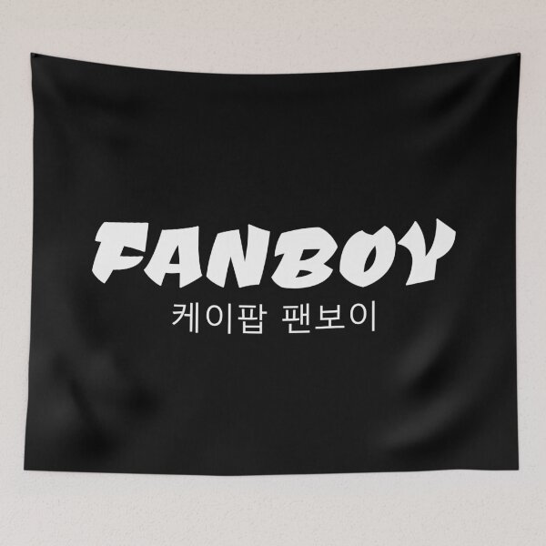 Item preview, FANBOY Kpop Hangul KOREAN Cool Quote designed and sold by SugarSaint.