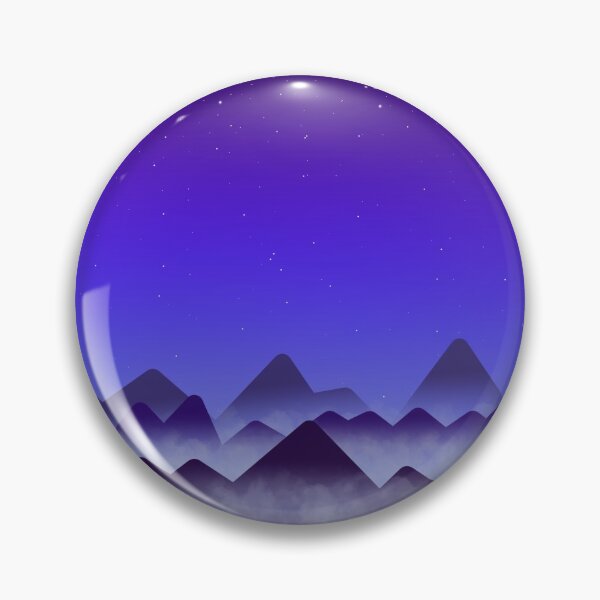 Item preview, Misty Mountain Night Time designed and sold by reyvinart.