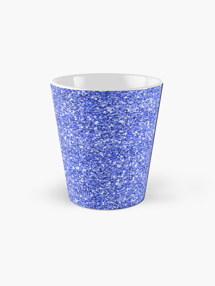 Alternate view of Blue glitter background on to Mug