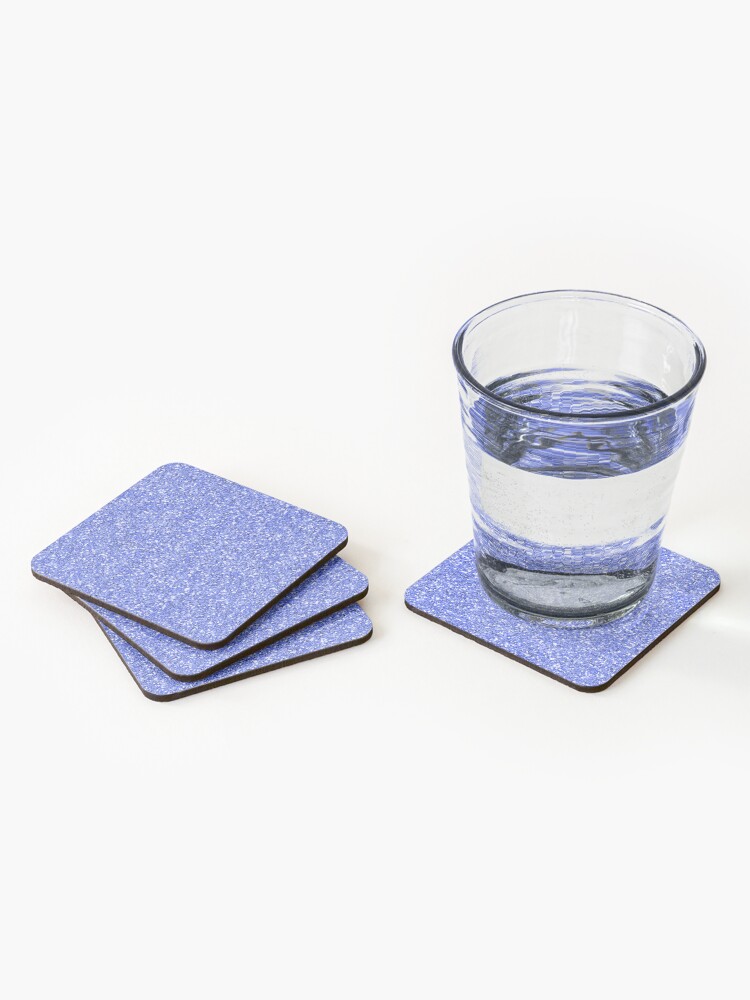 Alternate view of Blue glitter background on to Coasters (Set of 4)