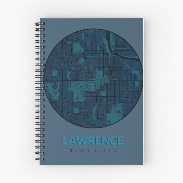 Item preview, Lawrence Kansas Night Map designed and sold by kelbyredux.