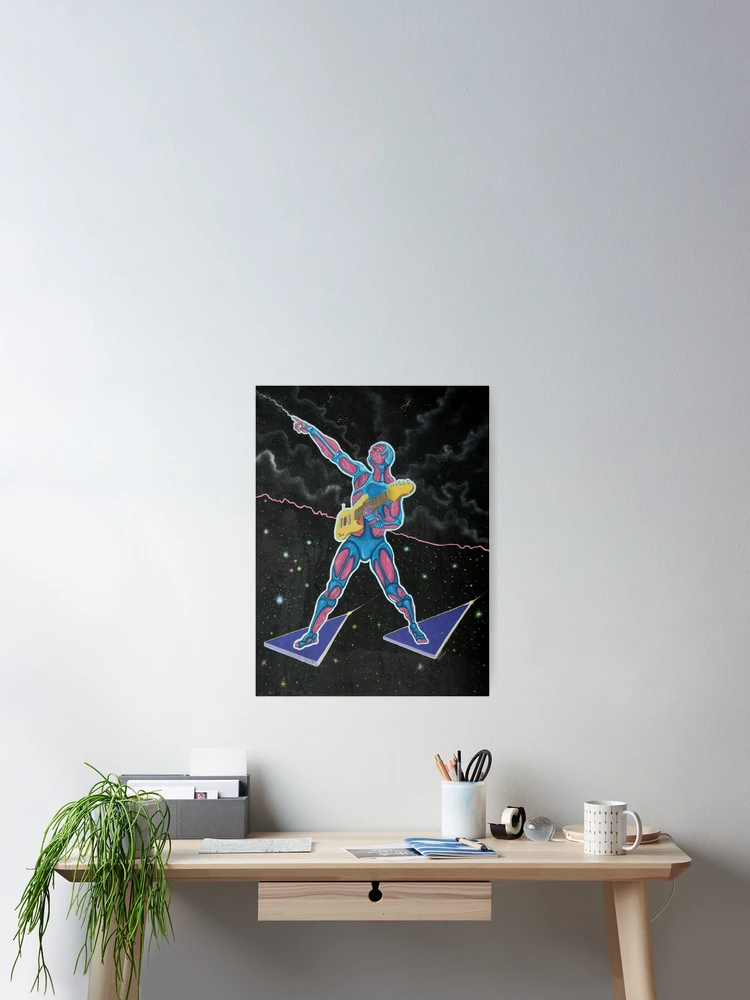 Thumbnail 2 of 3, Poster, Space Rocker designed and sold by StephenLTurner.