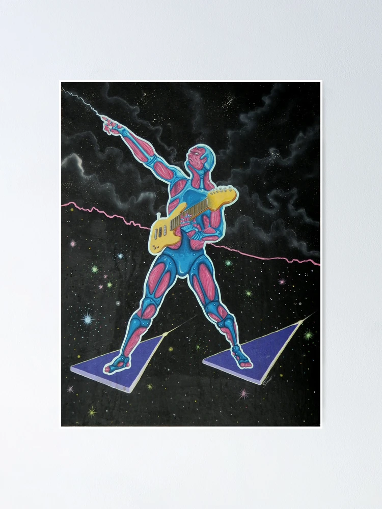 Thumbnail 1 of 3, Poster, Space Rocker designed and sold by StephenLTurner.