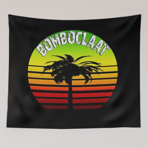 Item preview, Retro sunset Bomboclaat  designed and sold by AllLeftSides42.