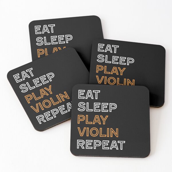 Item preview, Eat, Sleep, Play Violin, Repeat designed and sold by MusicTeesStore.