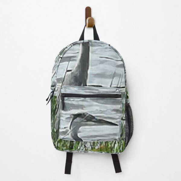 Item preview, Heron Fishing in the Lake by Paulele designed and sold by Paulele.