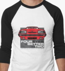 Vier Augen sind besser als zwei Baseballshirt mit 3/4-Arm