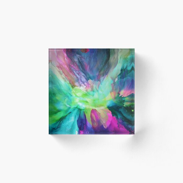 Eden Lotus Acrylic Block