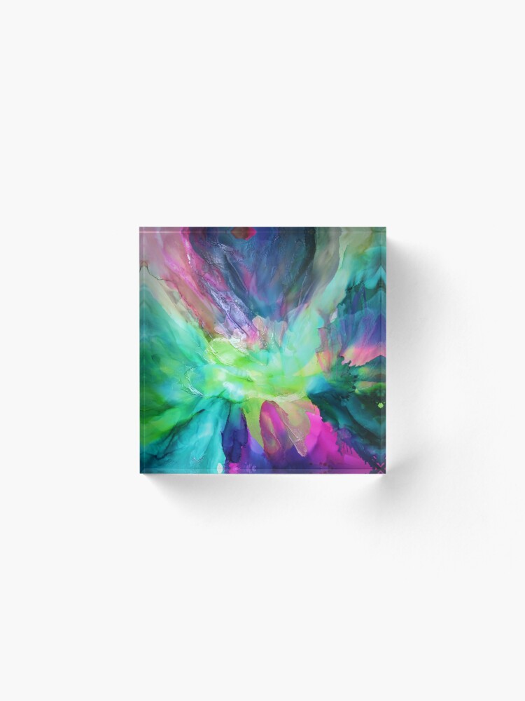 Alternate view of Eden Lotus Acrylic Block