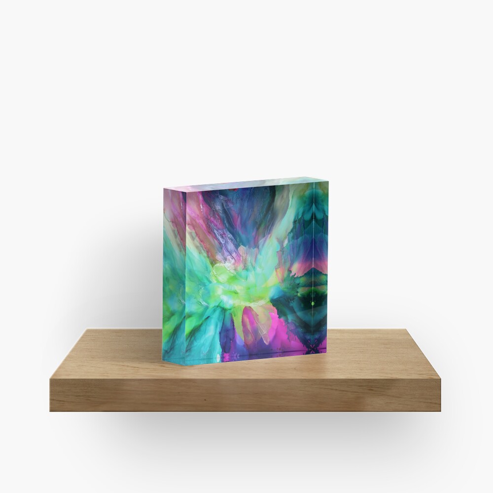 Eden Lotus Acrylic Block