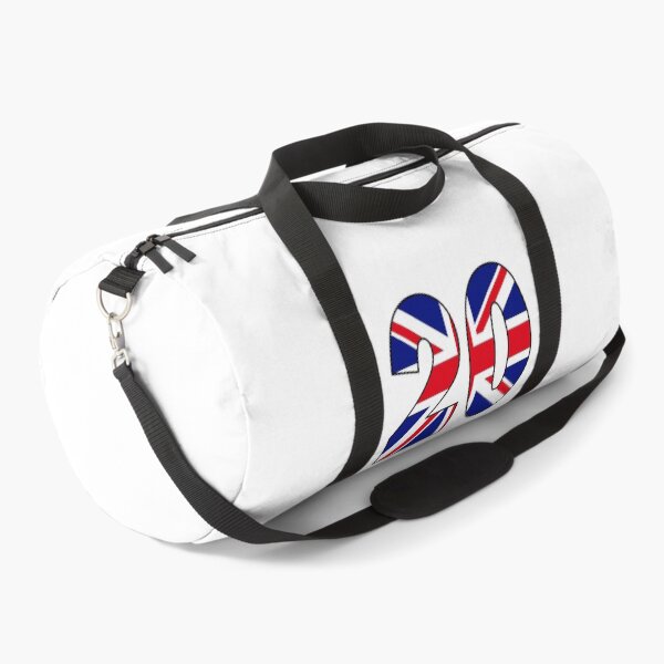 Item preview, Number 20 with UK flag on the background designed and sold by AllShirts21.