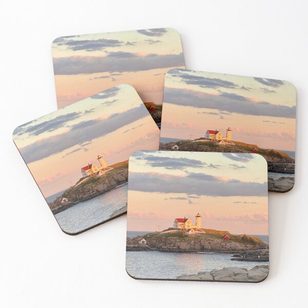 Item preview, Nubble Lighthouse, York, ME at Sunset designed and sold by debralporter.
