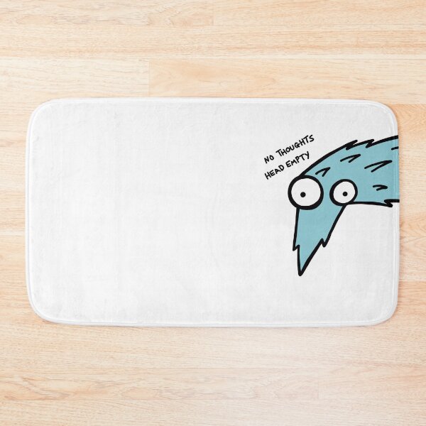 Item preview, Worm on a String "No Thoughts, Head Empty" (Blue)  designed and sold by pichosaur.