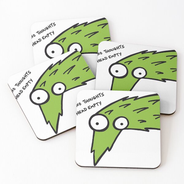 Item preview, Worm on a String "No Thoughts, Head Empty" (Green)  designed and sold by pichosaur.