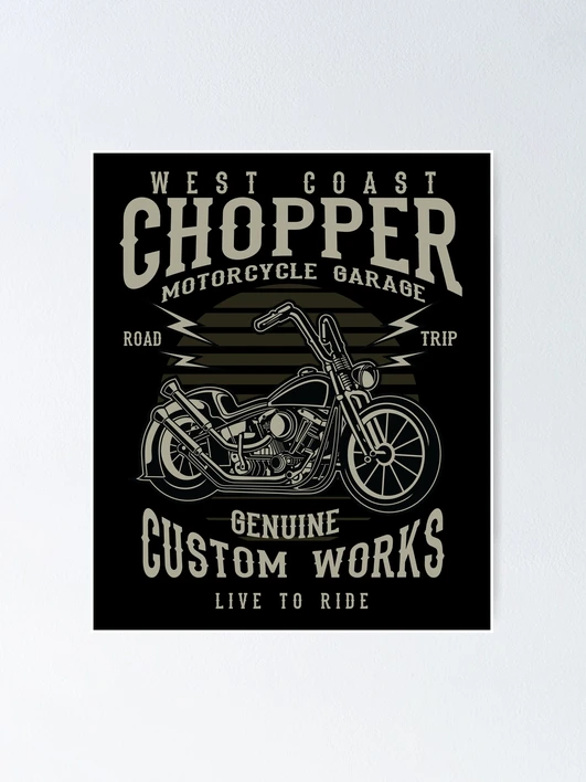 west coast chopper - Awesome chopper bike lover Gift
