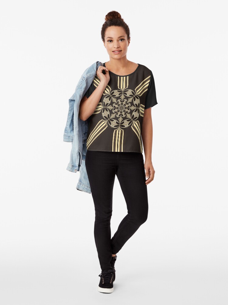 Alternate view of Bohemian Flower (2) Chiffon Top