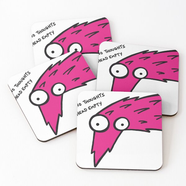 Item preview, Worm on a String "No Thoughts, Head Empty" (Pink)  designed and sold by pichosaur.