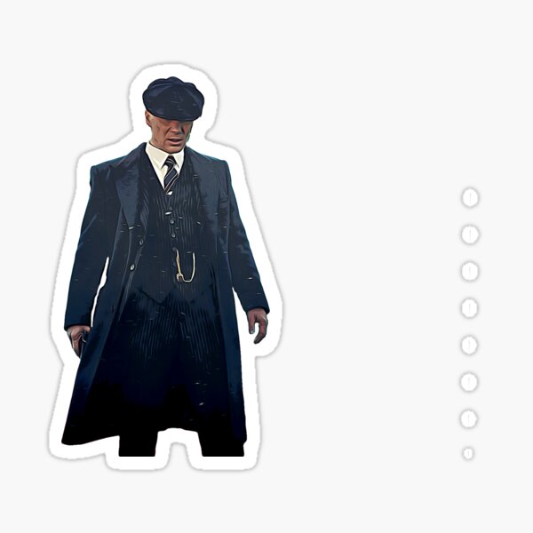 Tommy Shelby Peaky Blinders Cartoon Sticker