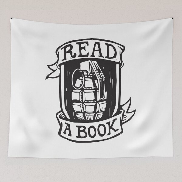 Item preview, Read a Book Grenade designed and sold by kneehighprints.
